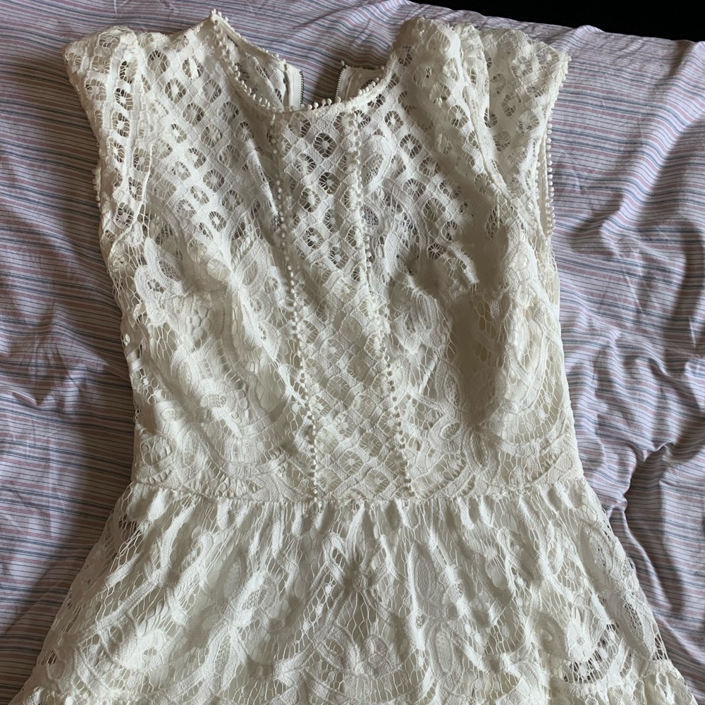 White Parker lace dress - Picture 4 of 6